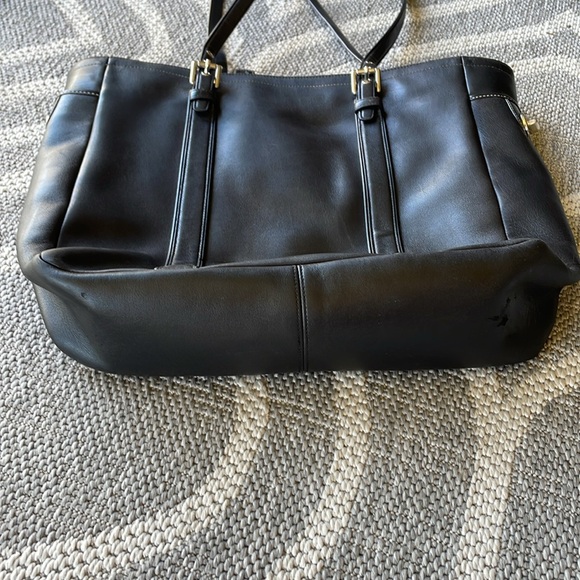 COACH bag Heritage 1941 black leather shoulder bag large - Picture 4 of 14